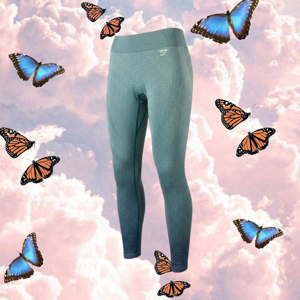 Gymshark Light Blue Seamless Leggings